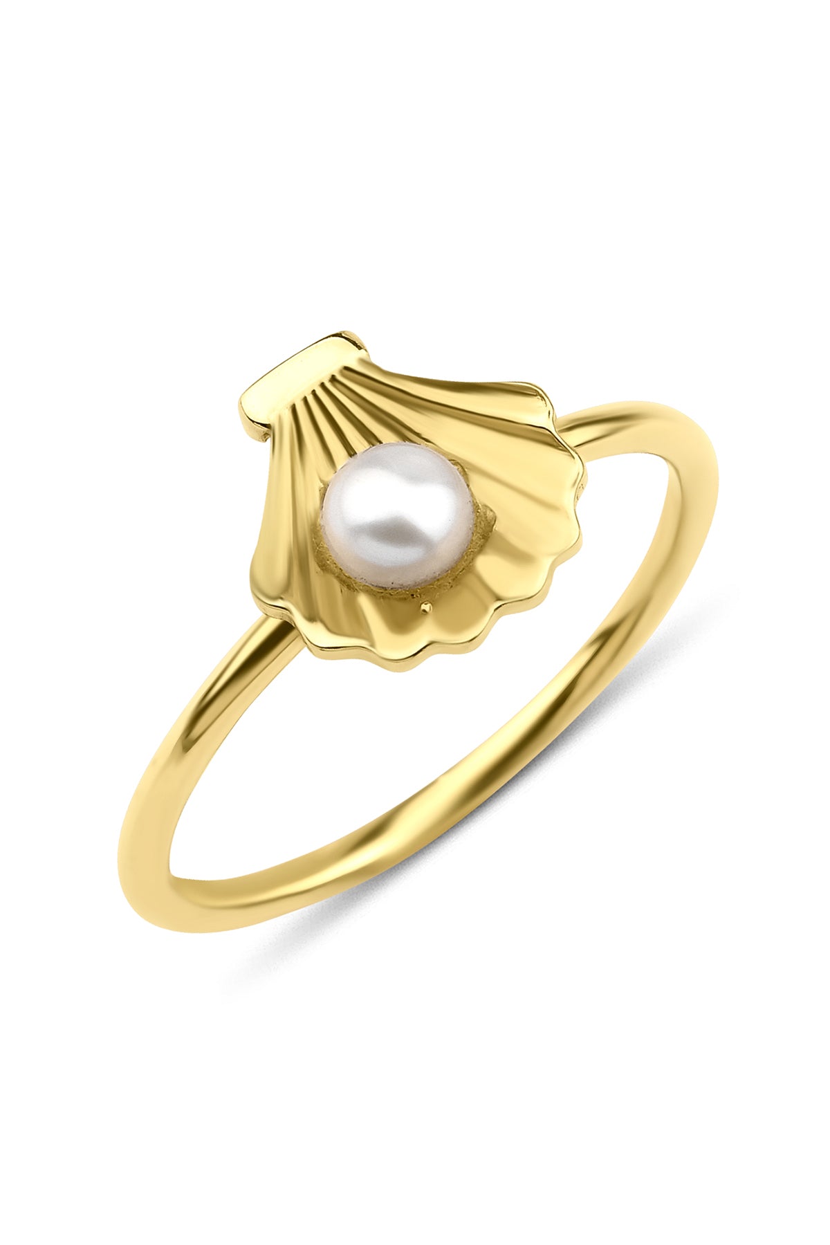 14ct Gold Oyster Pearl Ring