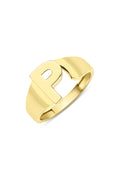 14ct Gold P Initial Ring