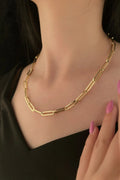 14ct Gold Paperclip Chain   0.228 inch