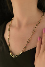 14ct Gold Paperclip Chain   0.228 inch