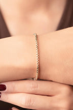 14ct Gold Patterned Box Chain Bracelet 2.55 mm