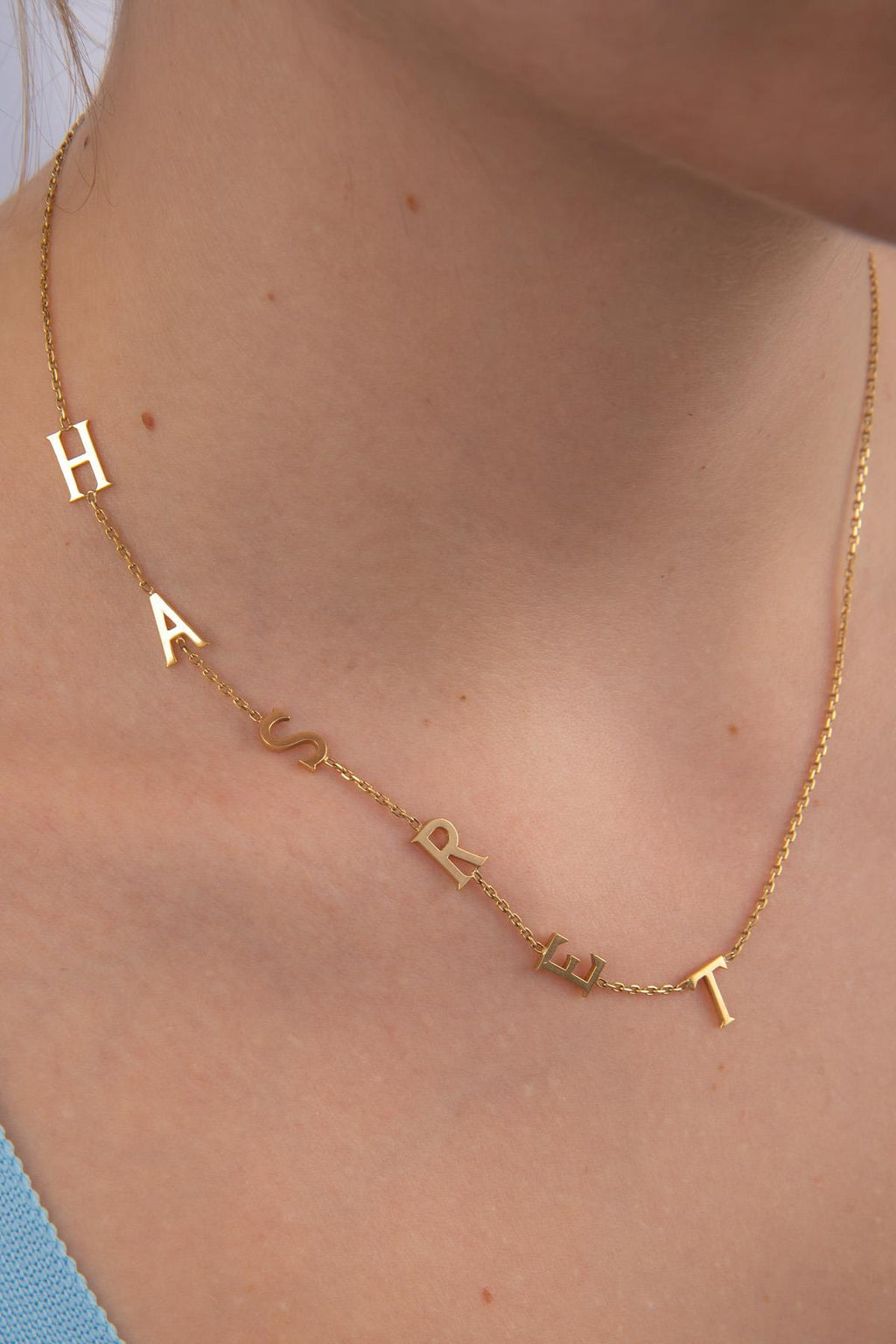 14ct Gold Personalized Name Chain 2