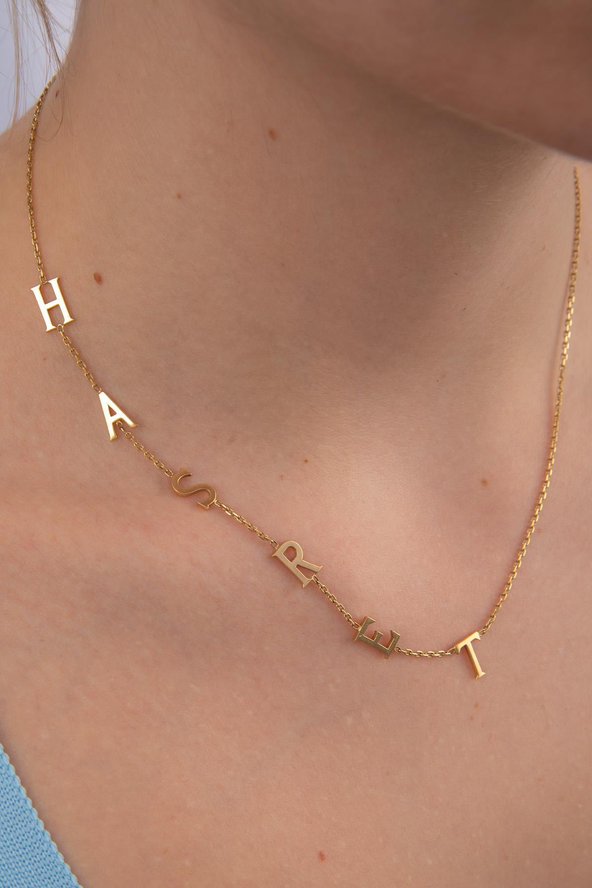 14ct Gold Personalized Name Chain 2