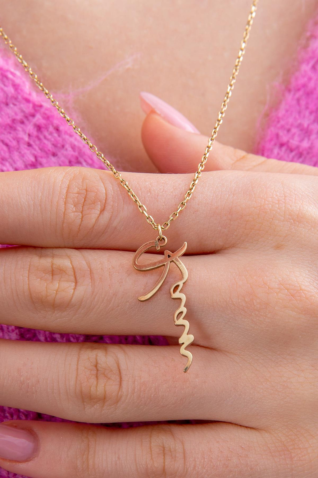 14ct Gold Personalized Name Chain