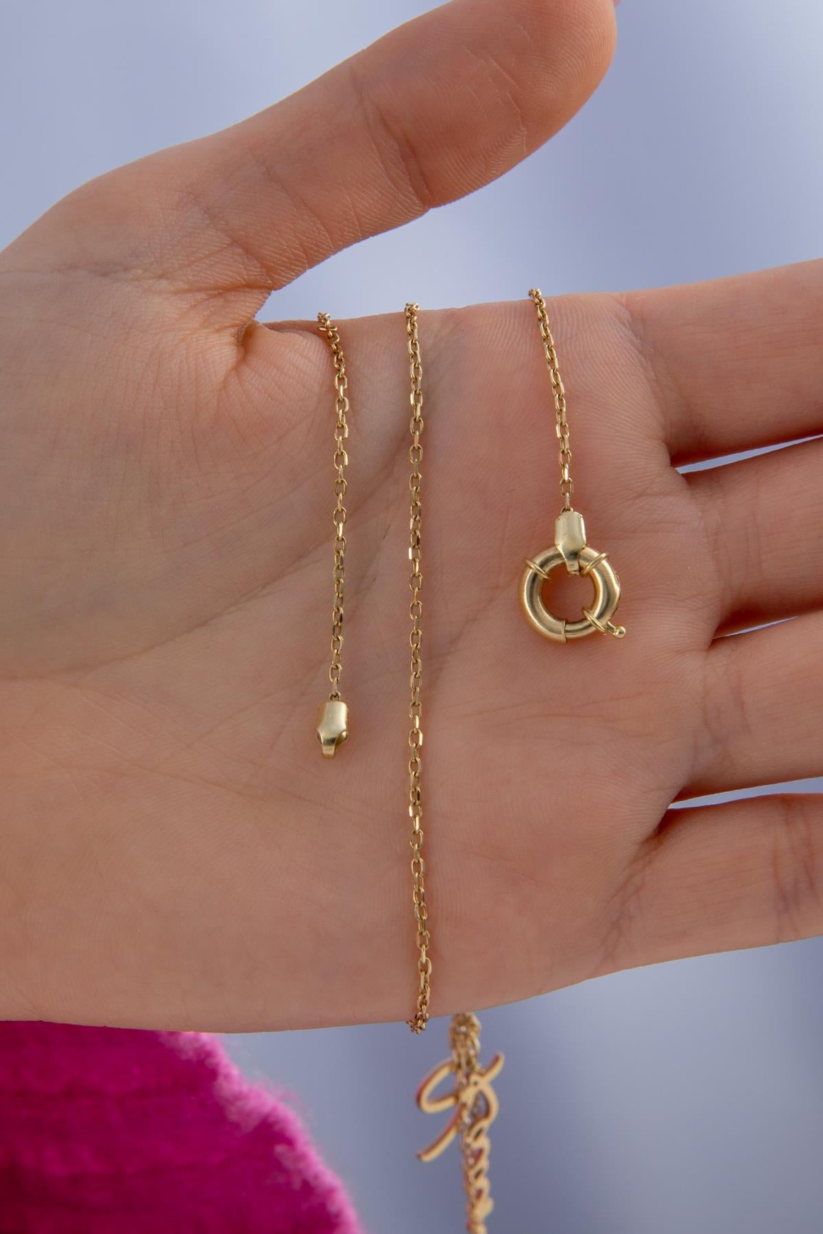 14ct Gold Personalized Name Chain