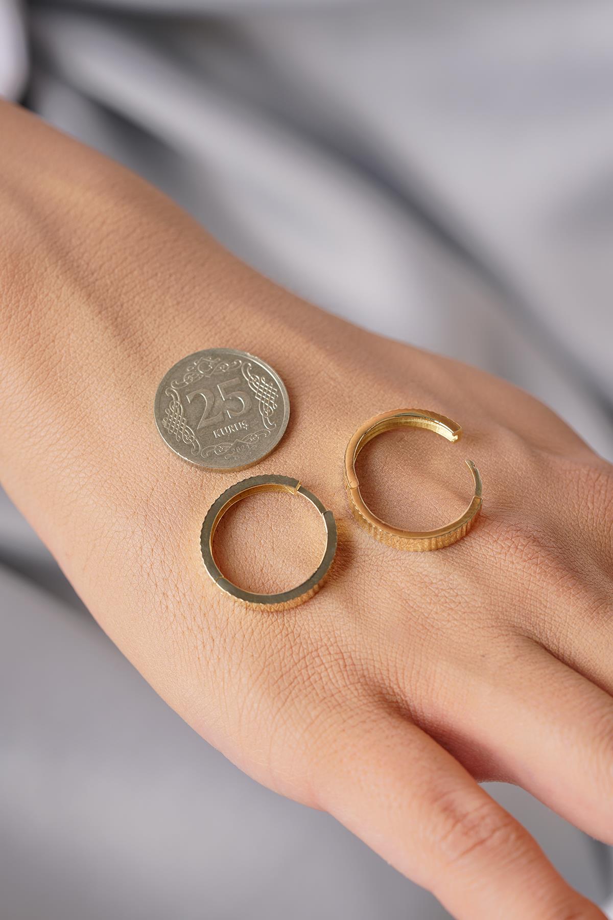 14ct Gold Polished Large Hoop Earrings