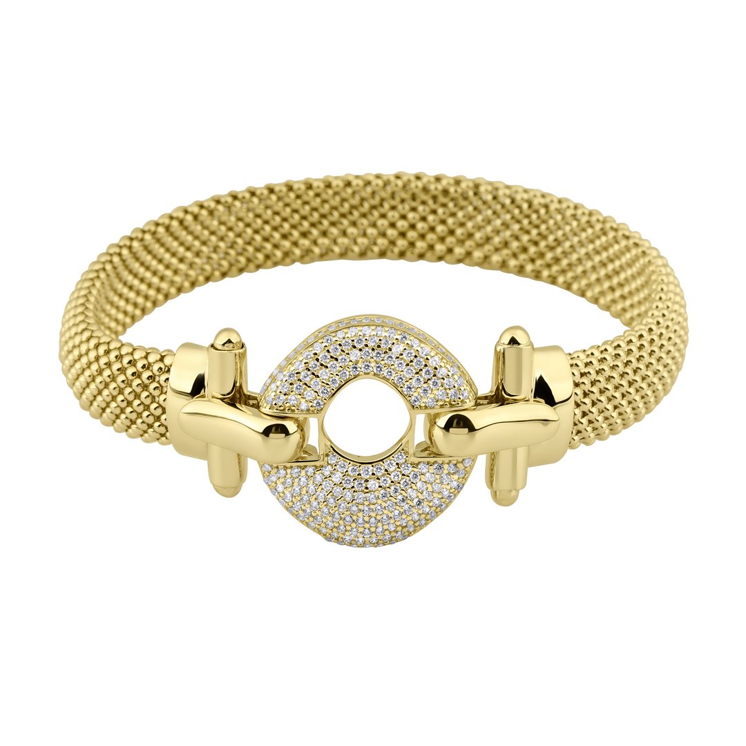 14K Gold Popcorn Bracelet