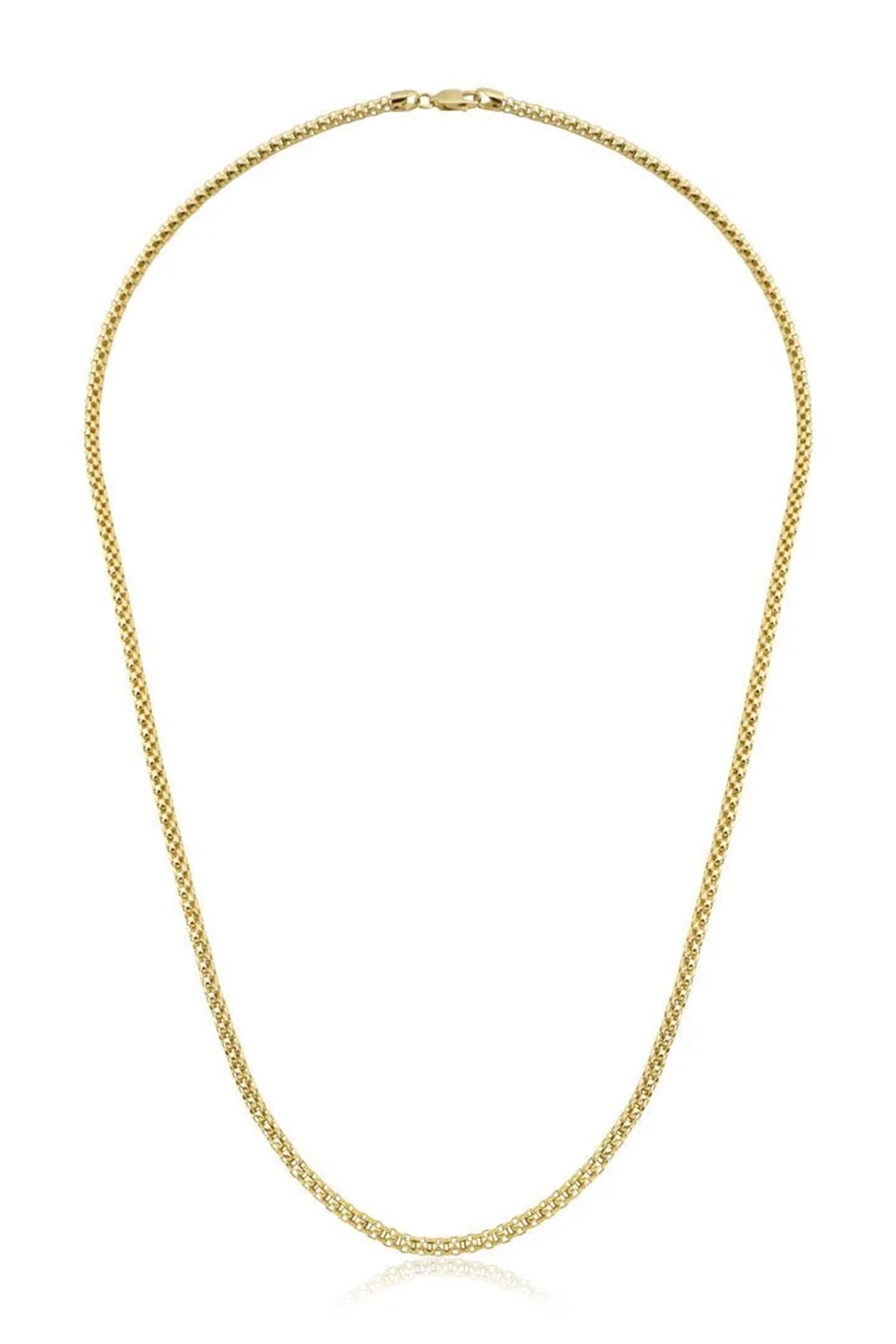 14K Gold Popcorn Chain