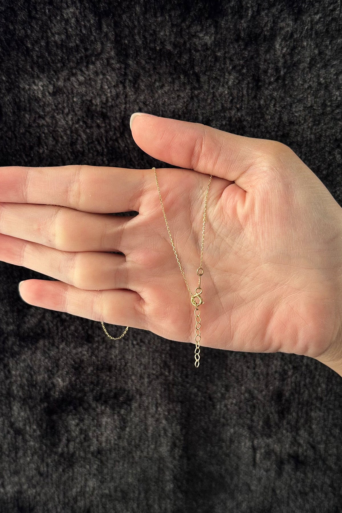 14K Gold Mother and Baby Necklace
