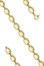 14ct Gold Puff Bracelet