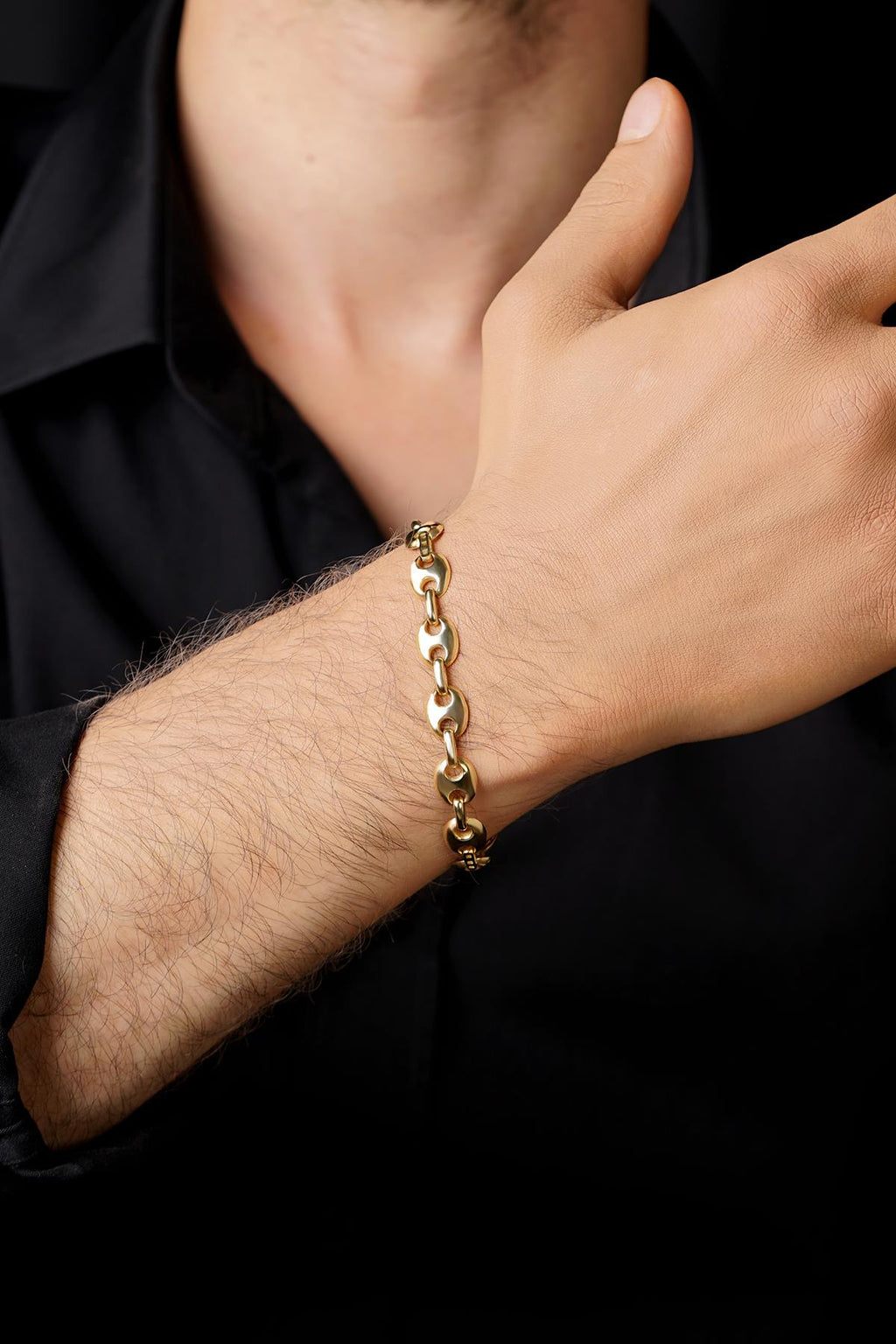 14ct Gold Puff Bracelet