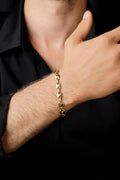 14ct Gold Puff Bracelet