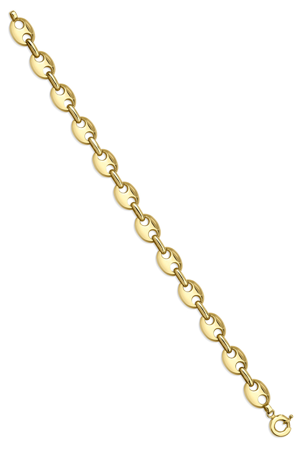 14ct Gold Puff Bracelet