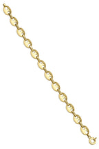 14ct Gold Puff Bracelet