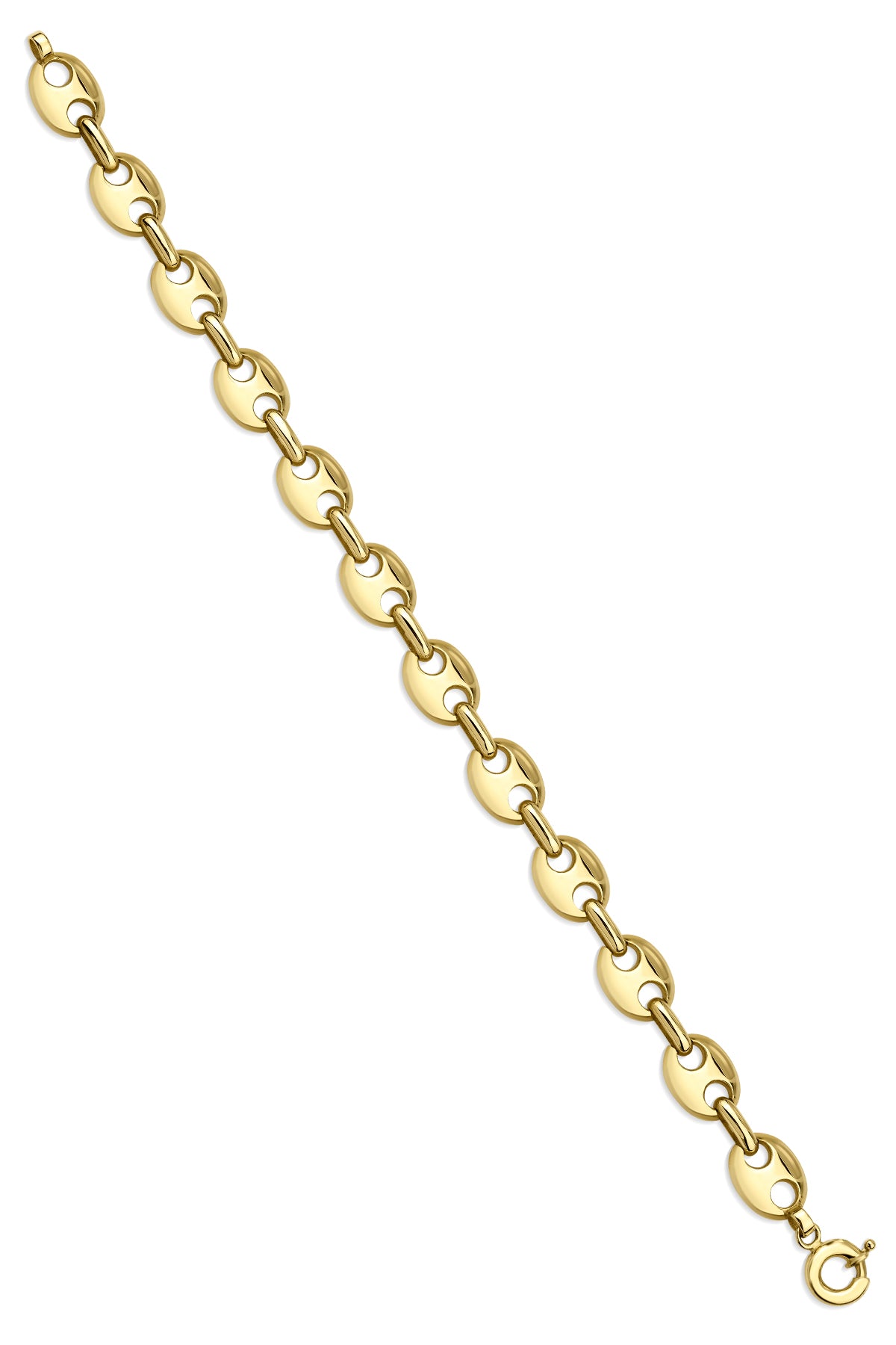 14ct Gold Puff Bracelet