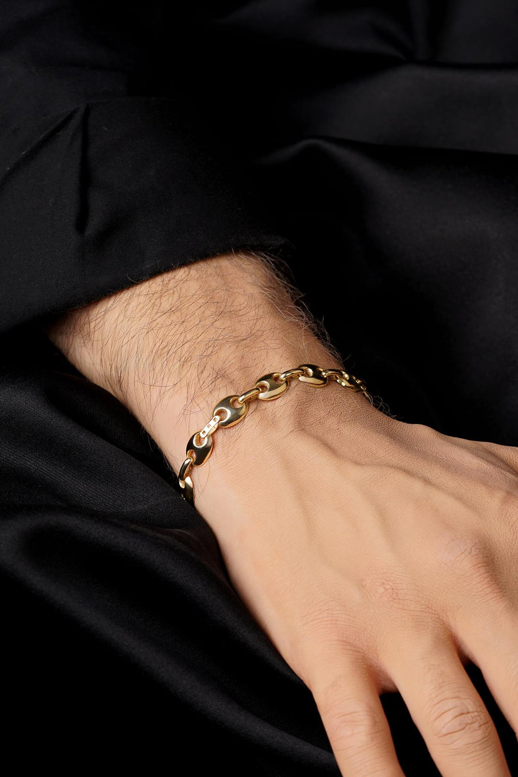 14ct Gold Puff Bracelet