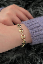 14ct Gold Puff Bracelet