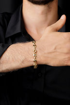 14ct Gold Puff Bracelet