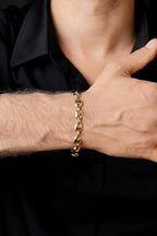 14ct Gold Puff Bracelet