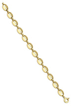 14ct Gold Puff Bracelet