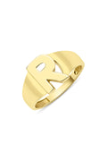 14ct Gold R Initial Ring
