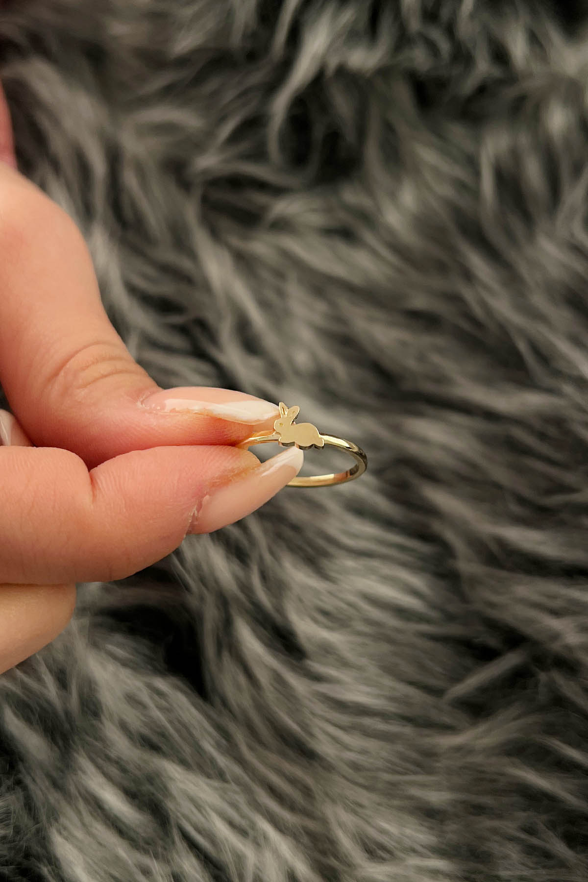 14ct Gold Rabbit Shaped Ring