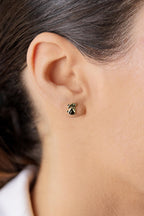 14ct Gold Rabbit Shaped Stud Earrings