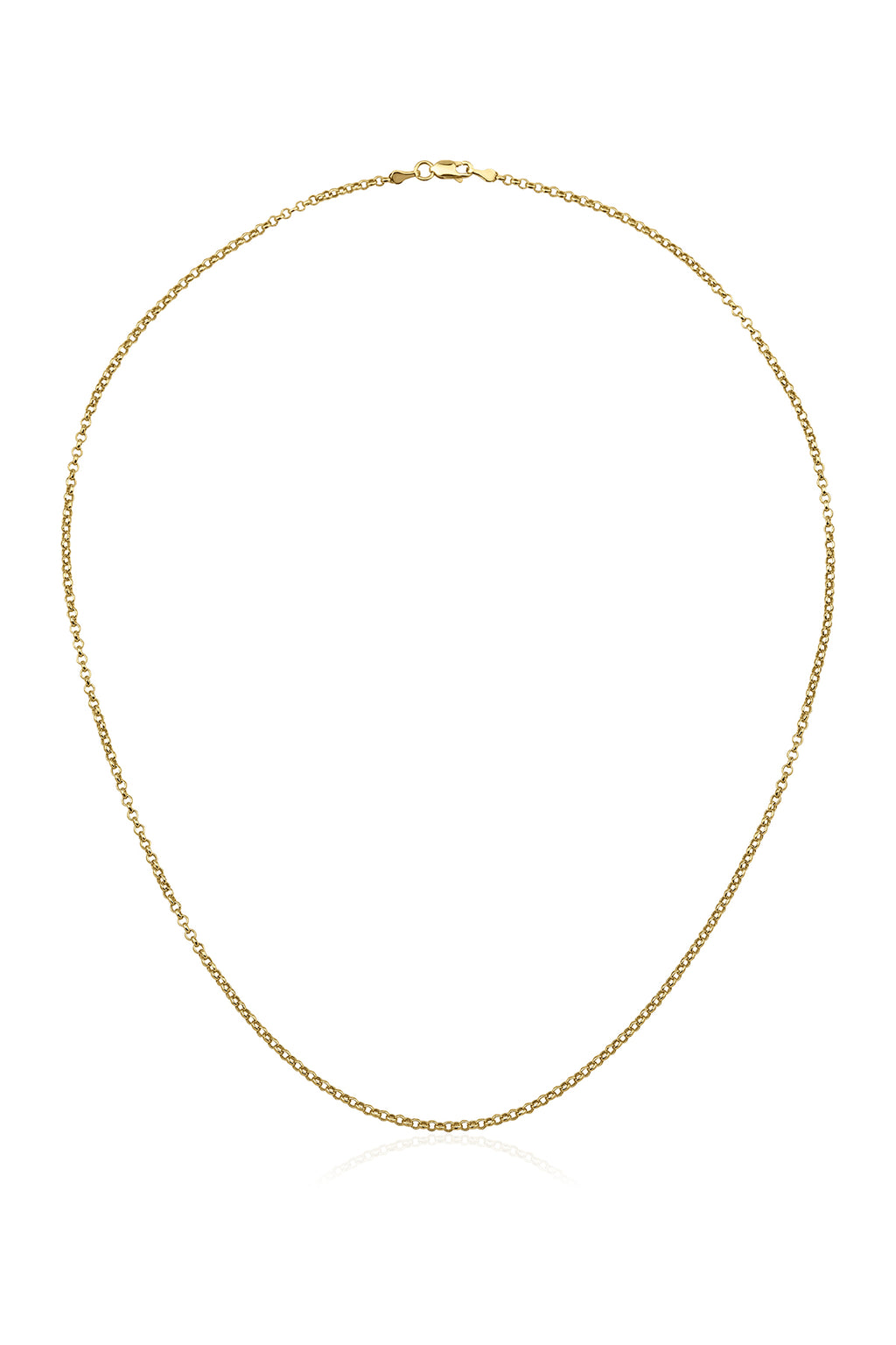 14ct Gold Rolo Chain   0.082  inch