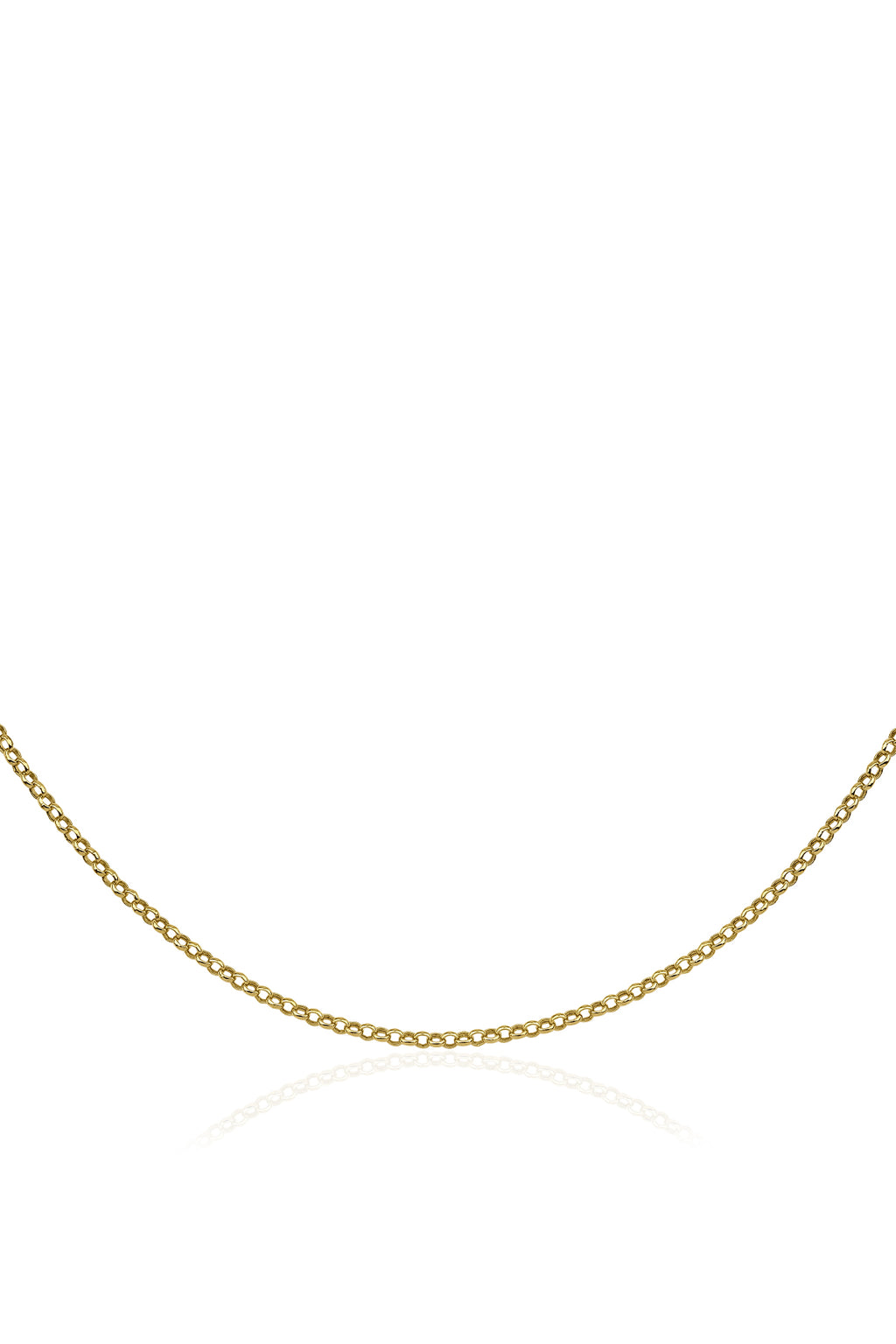 14ct Gold Rolo Chain   0.098 inch