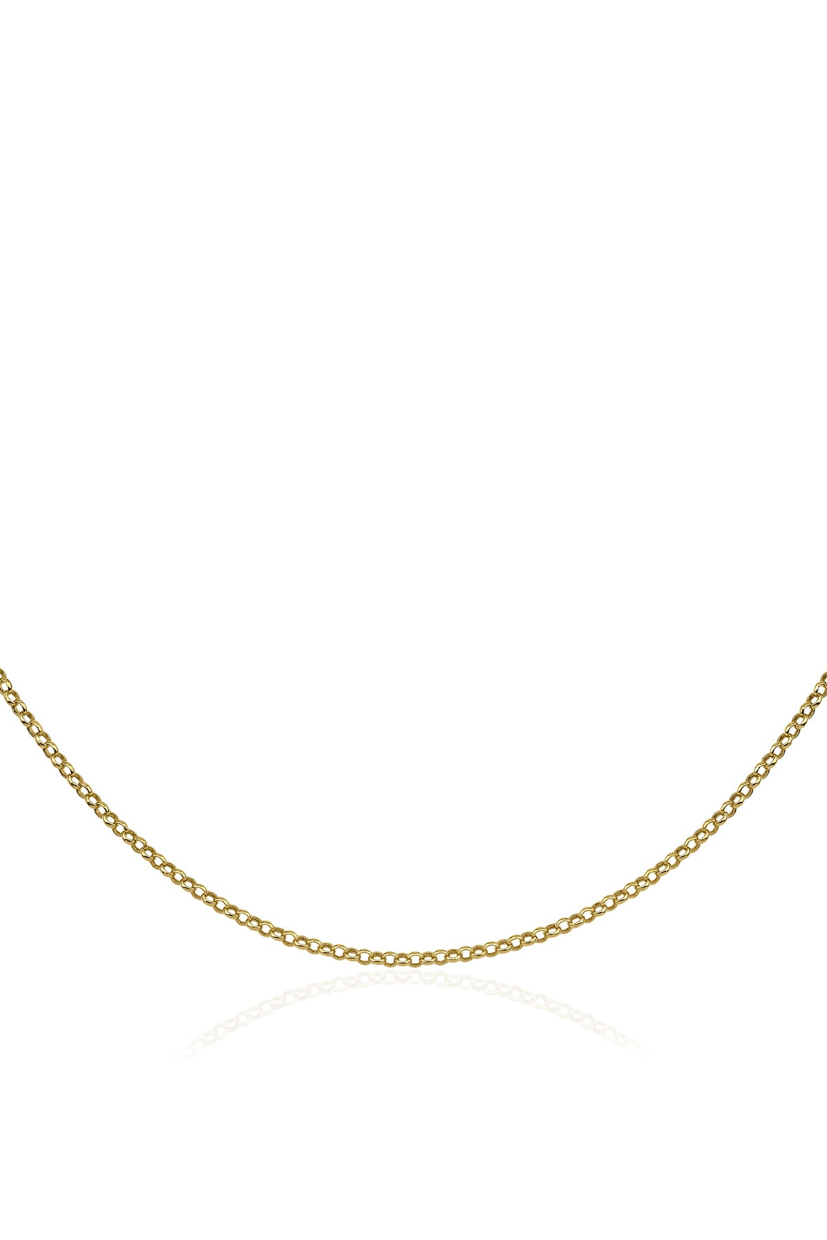 14ct Gold Rolo Chain   0.098 inch