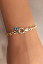 14ct Gold Rope Bracelet 4.40 mm