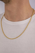 14ct Gold Rope Chain For Men   0.102 inch