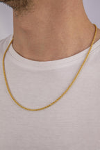 14ct Gold Rope Chain For Men   0.102 inch