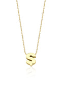 14ct Gold Ş Initial Necklace