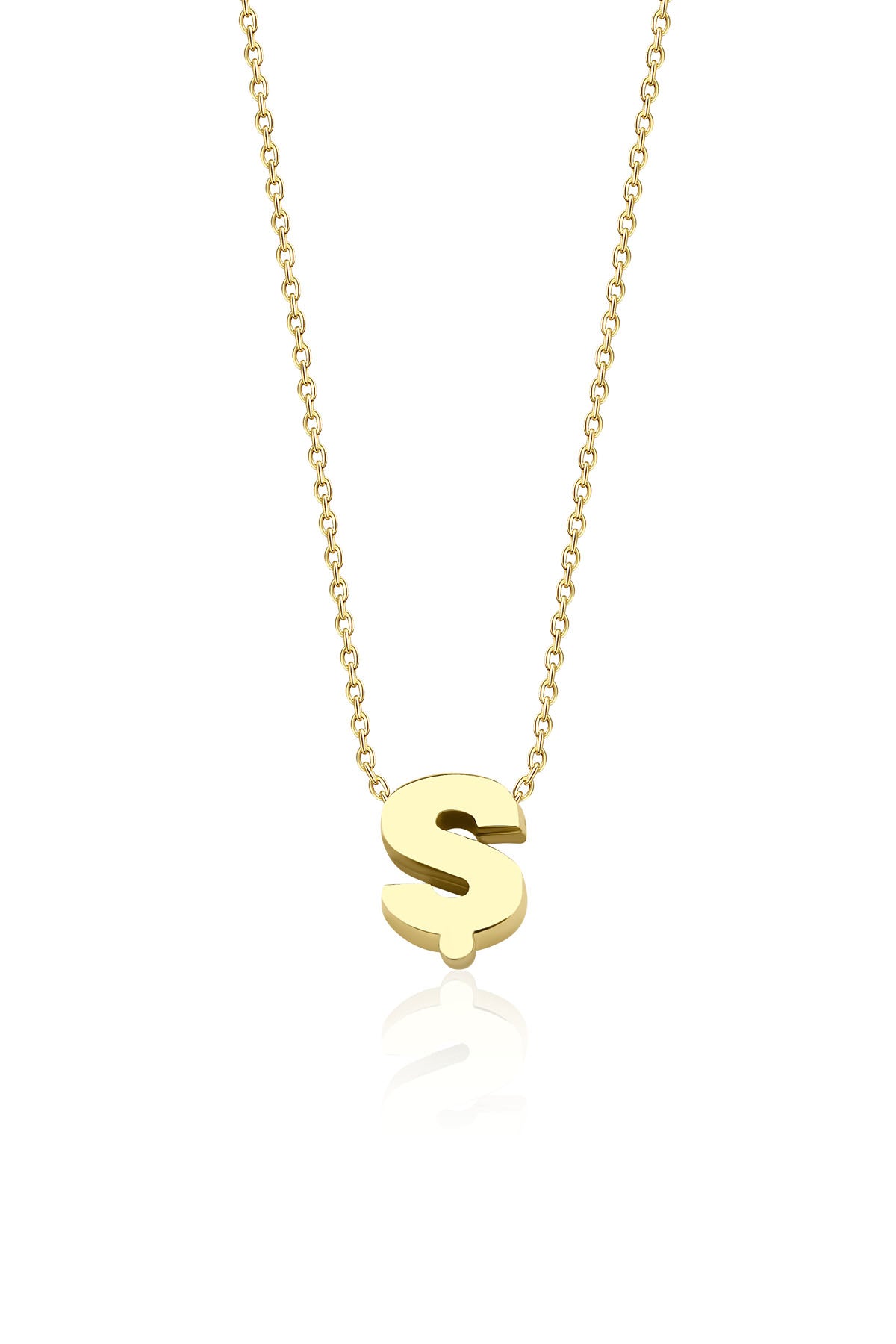 14ct Gold Ş Initial Necklace