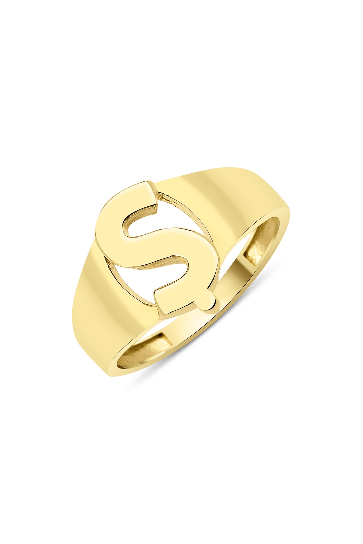 14ct Gold Ş Initial Ring