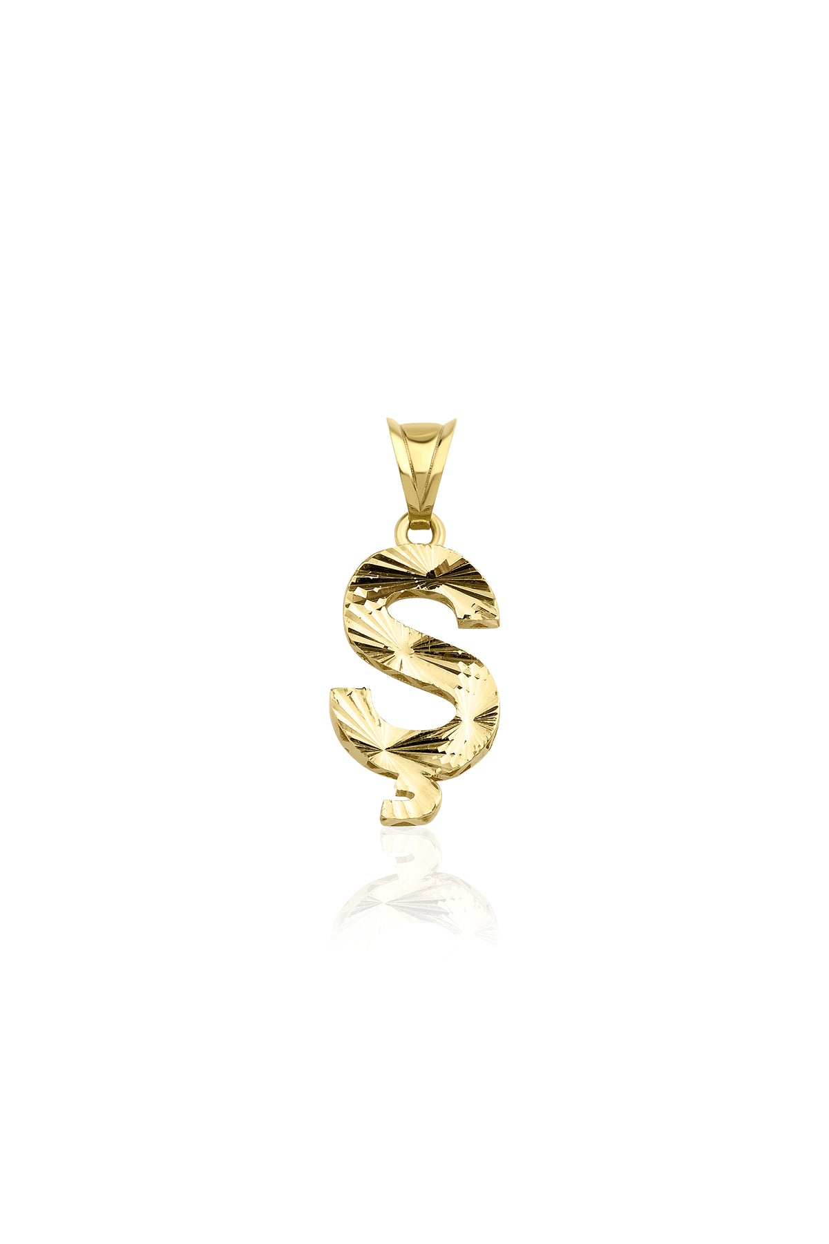 14ct Gold Ş Letter Mini Shine Pendant