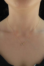 14ct Gold Sagittarius Zodiac Sign Necklace