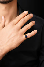 14ct Gold Sapphire Bar Ring