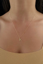 14ct Gold Sea Star Necklace