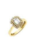 14ct Gold Semi Mount Stone Ring