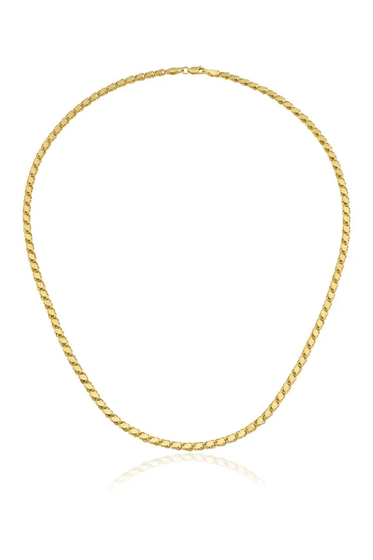 14K Gold Sequin Chain
