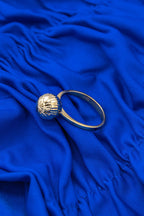 14ct Gold Shiny Ball Ring 2