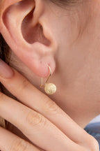 14ct Gold Small Euro Ball Earrings