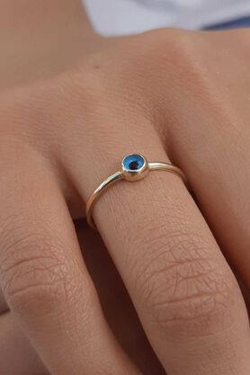 14ct Gold Small Evil Eye Ring