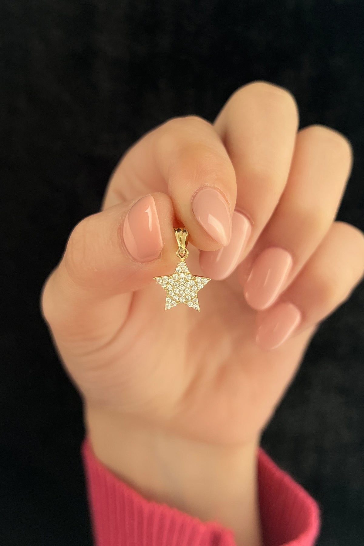 14K Gold Small  Star Charm