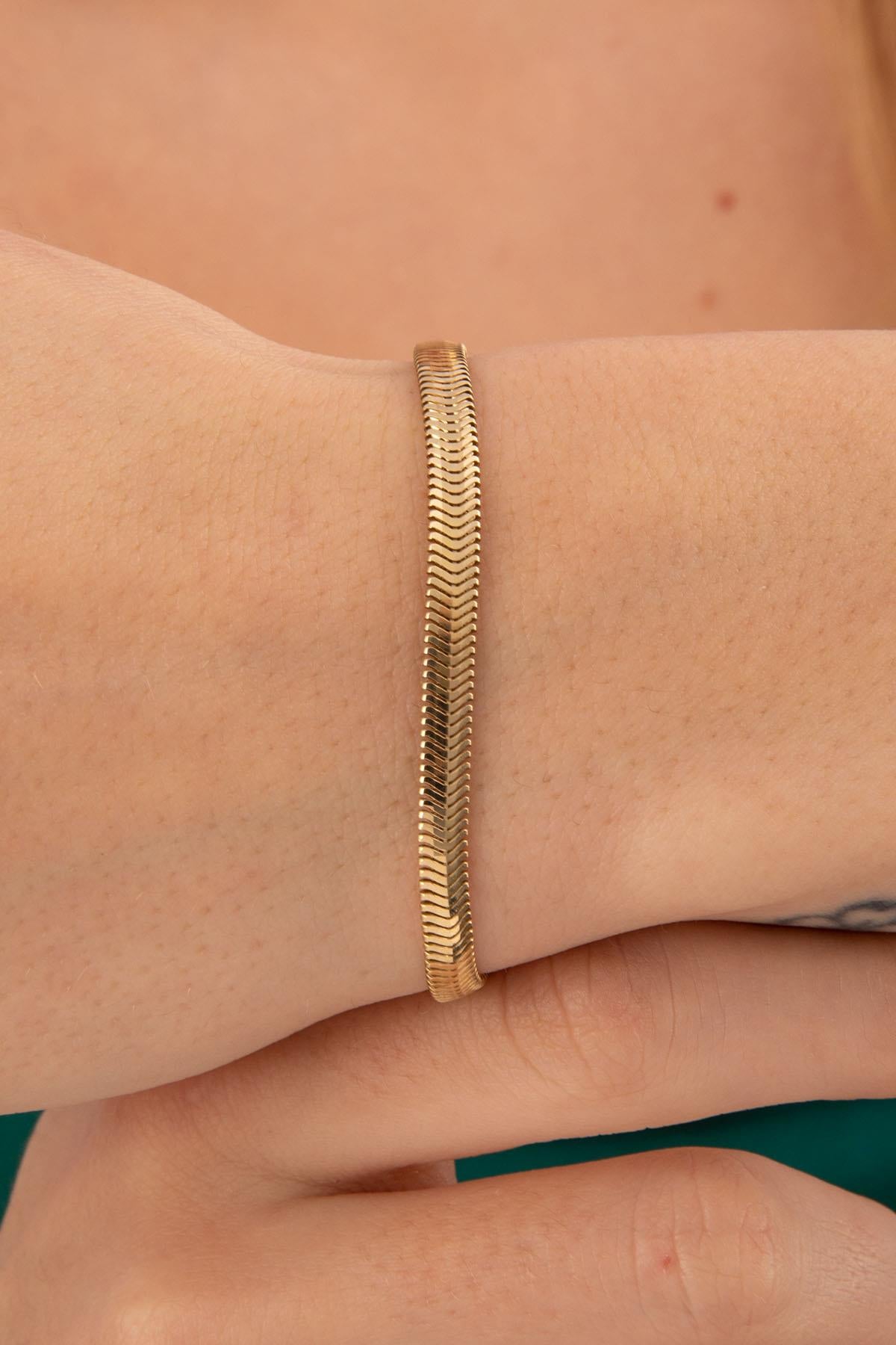 14ct Gold Snake Chain 0.165 inch