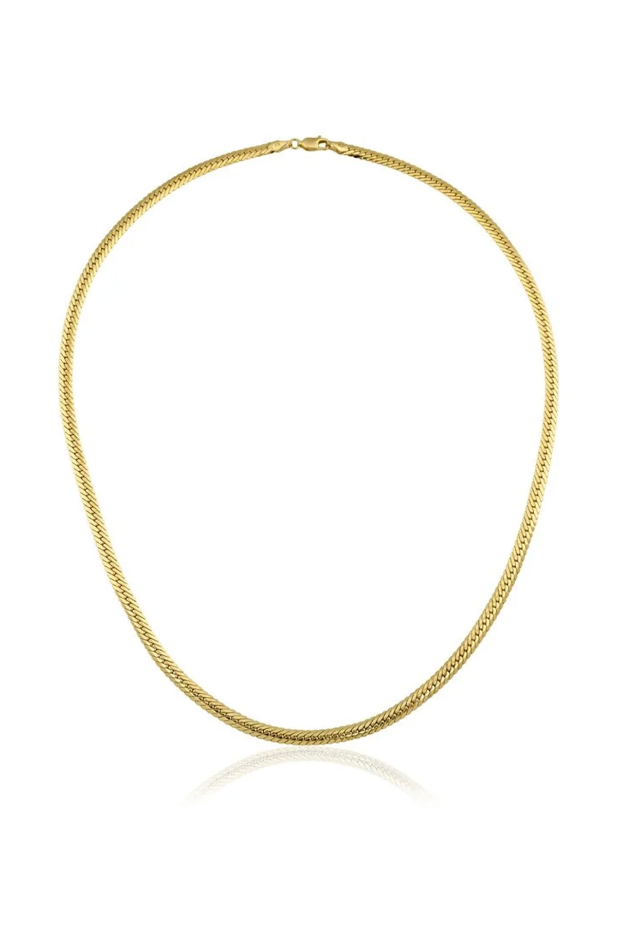 14K Gold Snake Link Chain