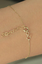 14ct Gold Snake Shape Hand Chain