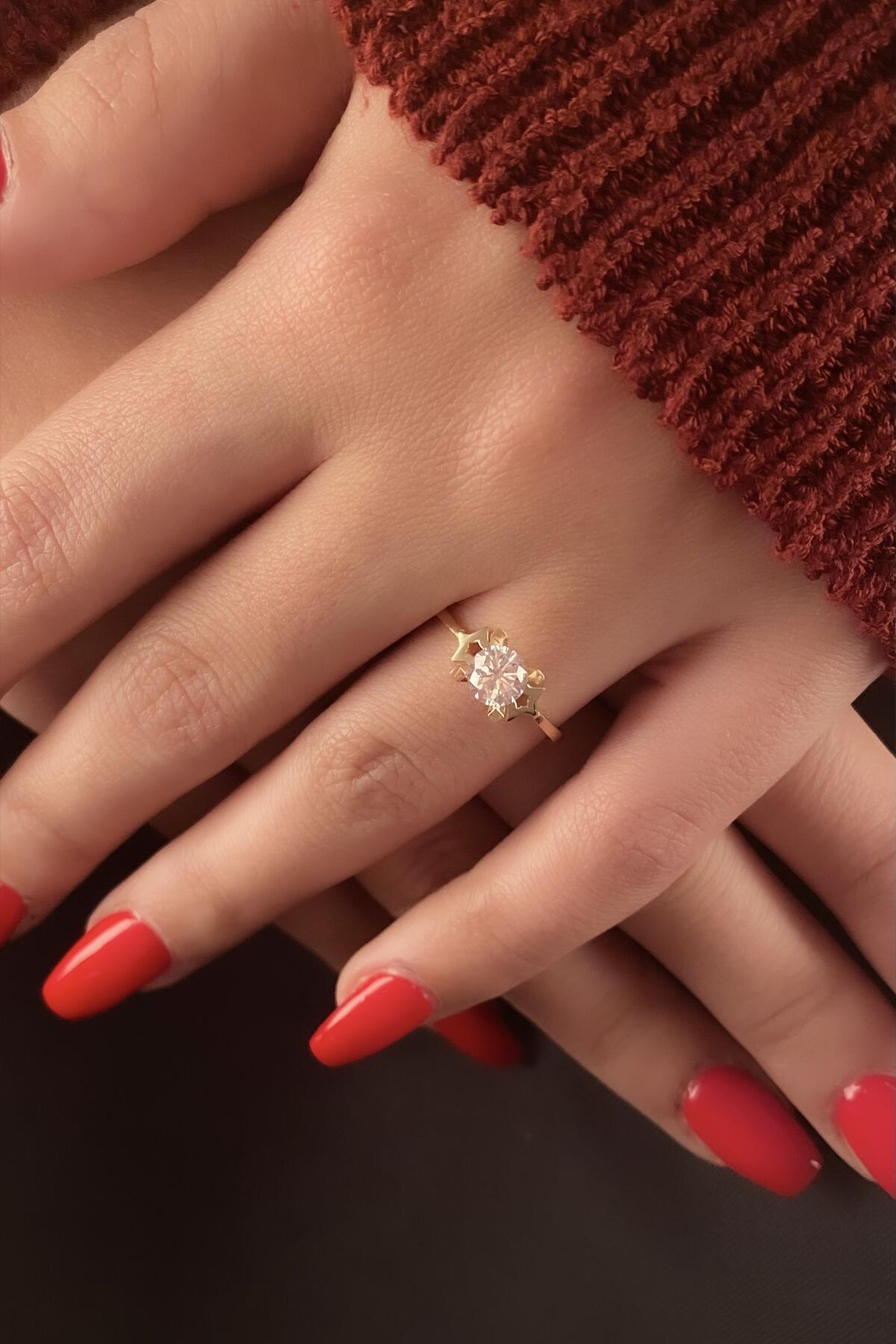 14ct Gold Solitaire Ring 28